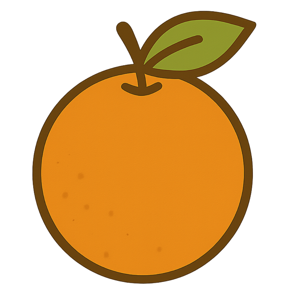 orange sticker