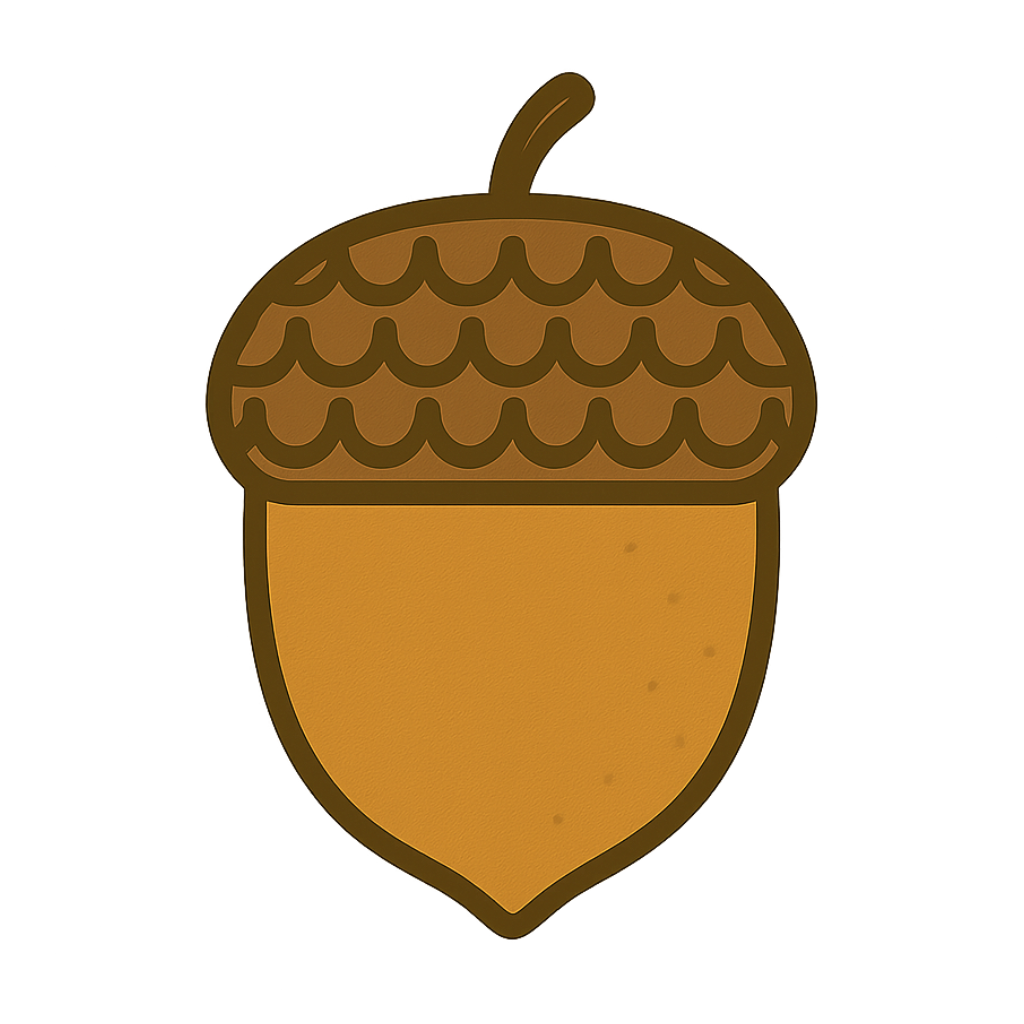 acorn sticker