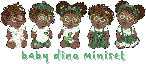 baby dino miniset
