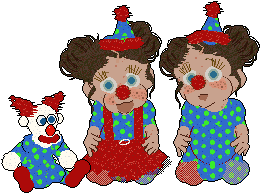 clown doll miniset