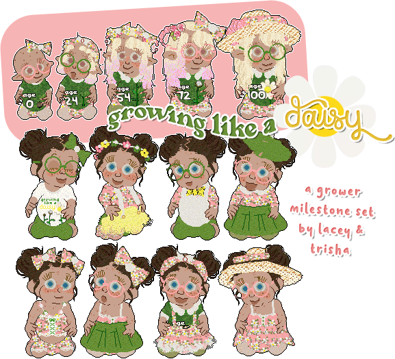 growing like a daisy set