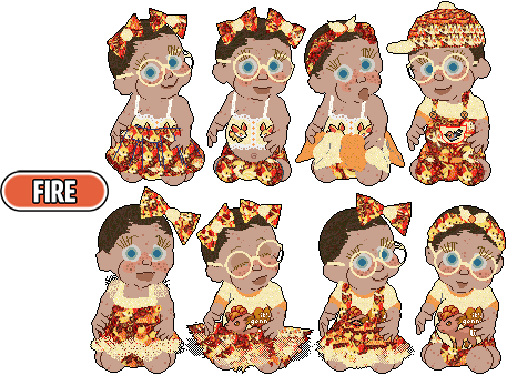 fire type set