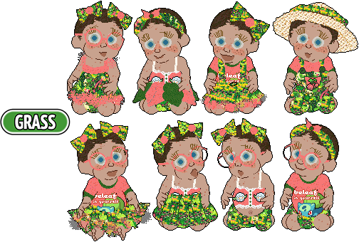 grass type set