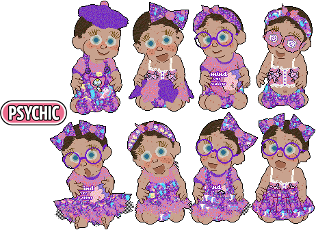 psychic type set