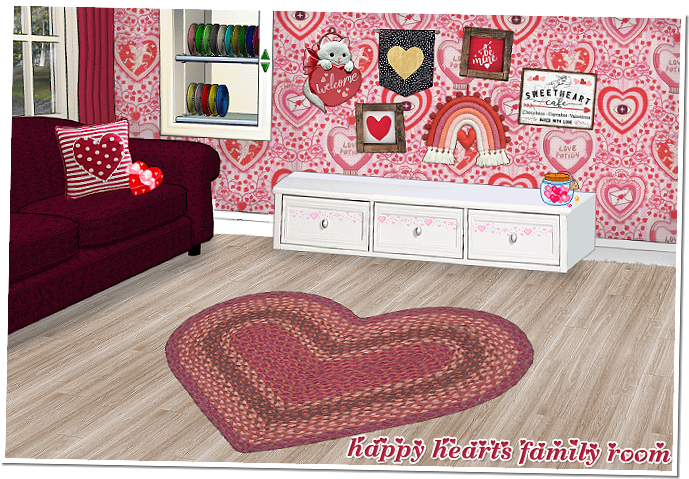 happy hearts family room