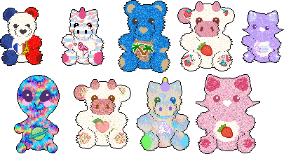 build-a-bear plushies