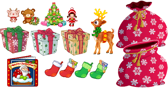 holly jolly set toys