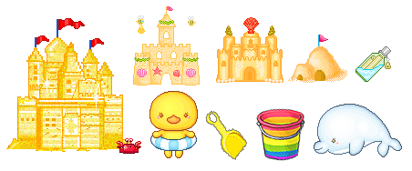 sandcastle shore toy set