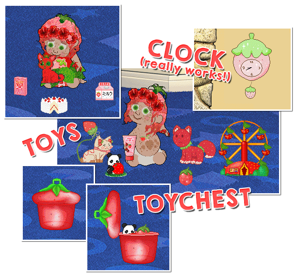 strawberry isles toy set