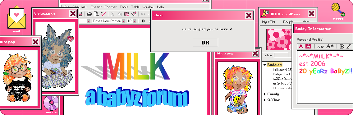 MILK! Grand Opening banner